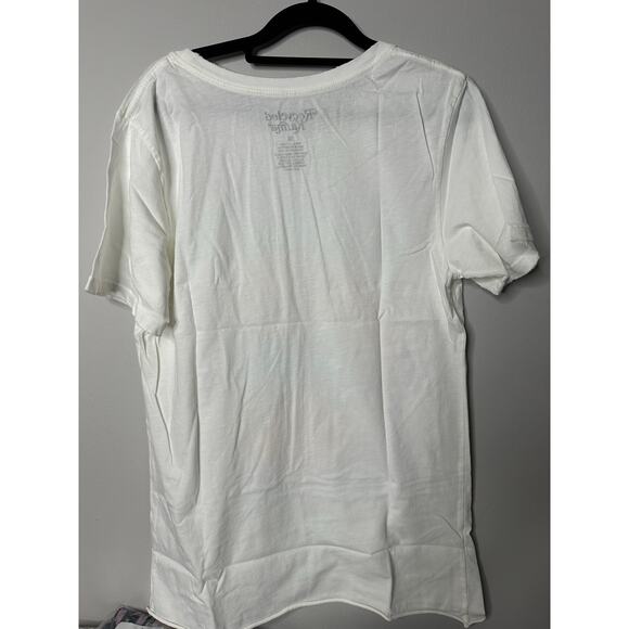 NWT Recycled Karma California OP Surf Tiger White T-Shirt Sz M - Picture 3 of 3